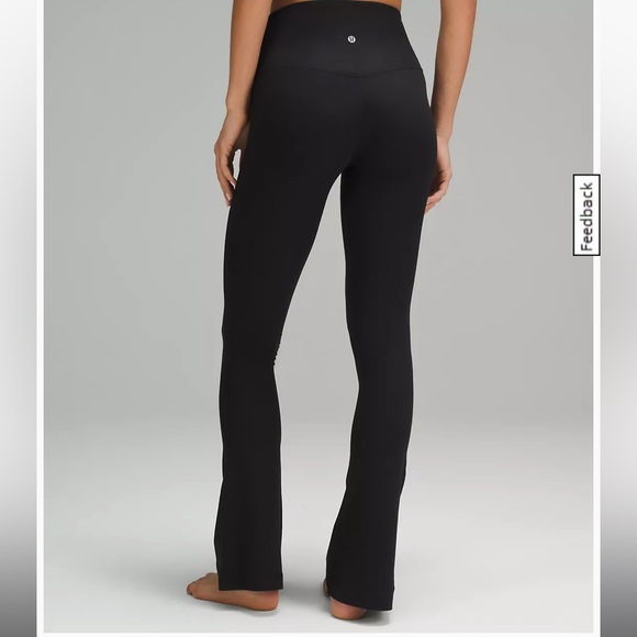 Lululemon Align Ribbed Mini Flare Pant Black Size 6 - Picture 12 of 12